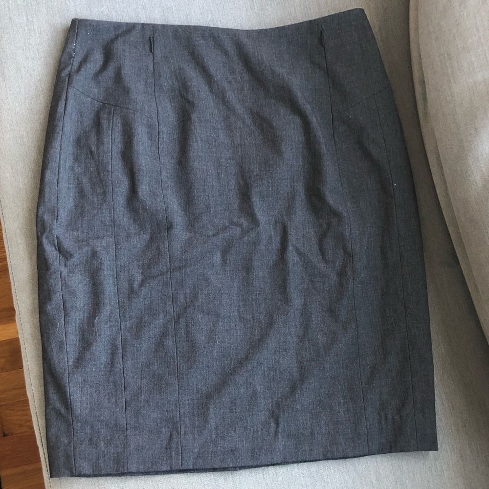 H&M grey pencil skirt size 8